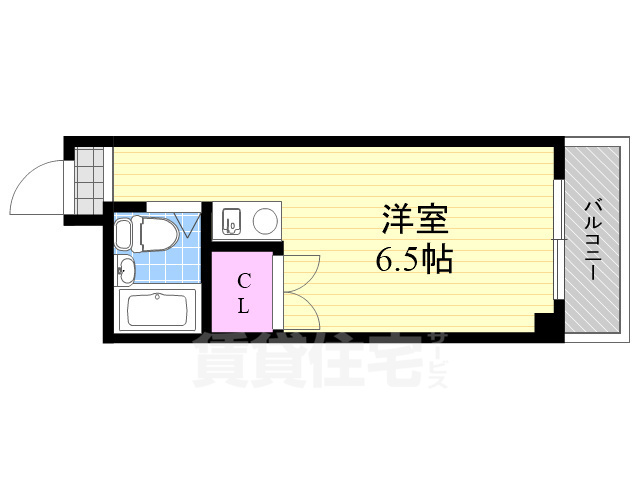 明和ハイツ南江口の間取り写真