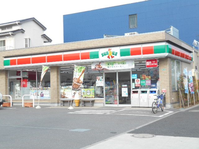 コンビニ　サンクス東葛西四丁目店（コンビニ）まで698m