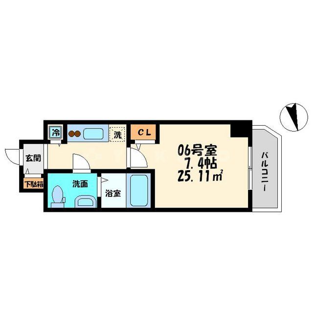 S-RESIDENCE北浜の間取り写真