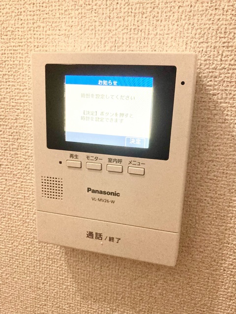 セキュリティ　モニター付インターホン
