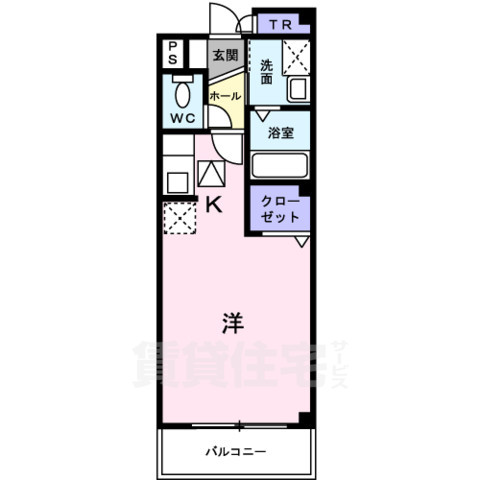 ＪＲ東海道本線 千里丘駅 徒歩5分 3階建 築24年の間取り写真