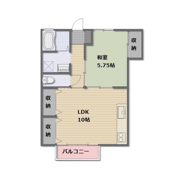 1LDK Apartment in Nagano, Nagano — photo 2 of 3