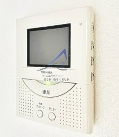 セキュリティ　モニター付きインターホンです。