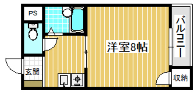 マンション一里塚の間取り写真