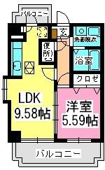 ヴィラヴィンテージ唐原の間取り写真