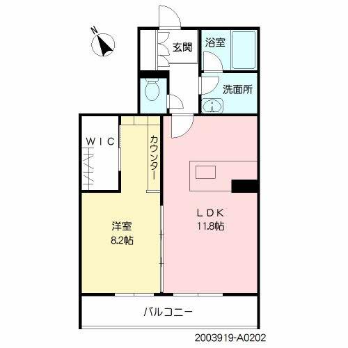 シャーメゾン水前寺ブロッサムの間取り写真
