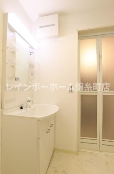 洗面設備　※建築中のため同施工参考写真となります。