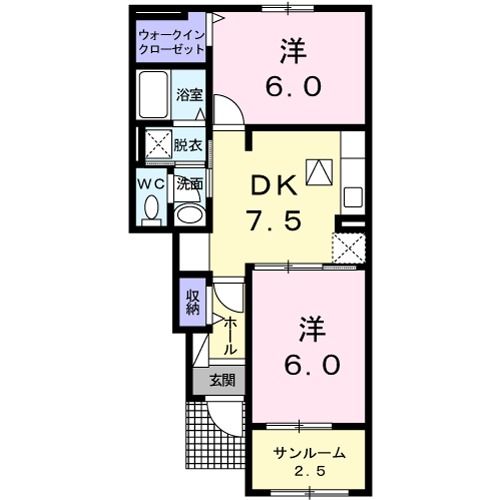 ウィステリア ヴィラIIIの間取り写真