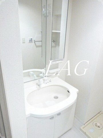 洗面設備　洗面台です。