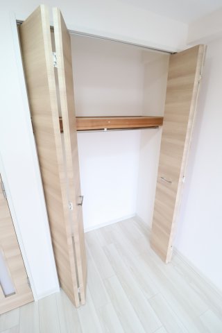 収納　たっぷりとした収納スペースです
