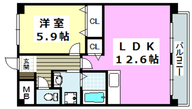 ショーシコン壱番館の間取り写真