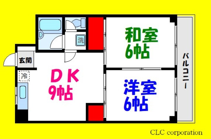 東京メトロ東西線 西葛西駅 徒歩12分 4階建 築38年の間取り写真