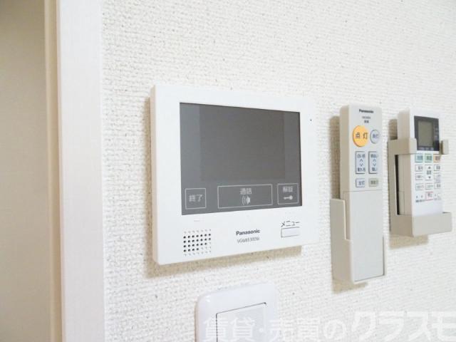 セキュリティ　来訪者が確認できるモニターホン♪