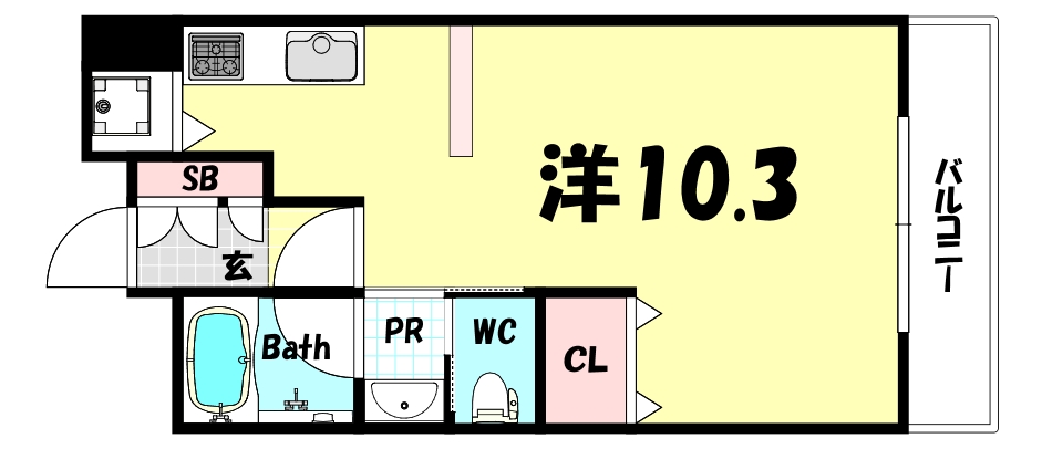 アーバネックス神戸駅前の間取り写真