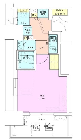門前仲町レジデンス六番館の間取り写真