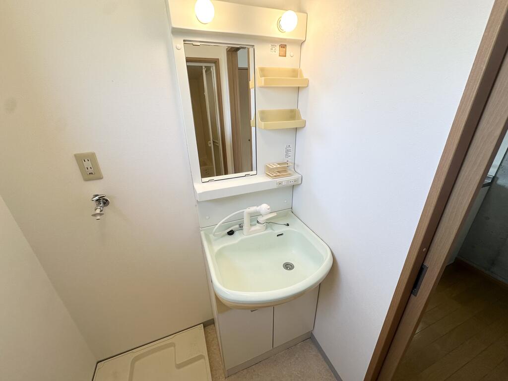 洗面設備　※写真は別部屋です