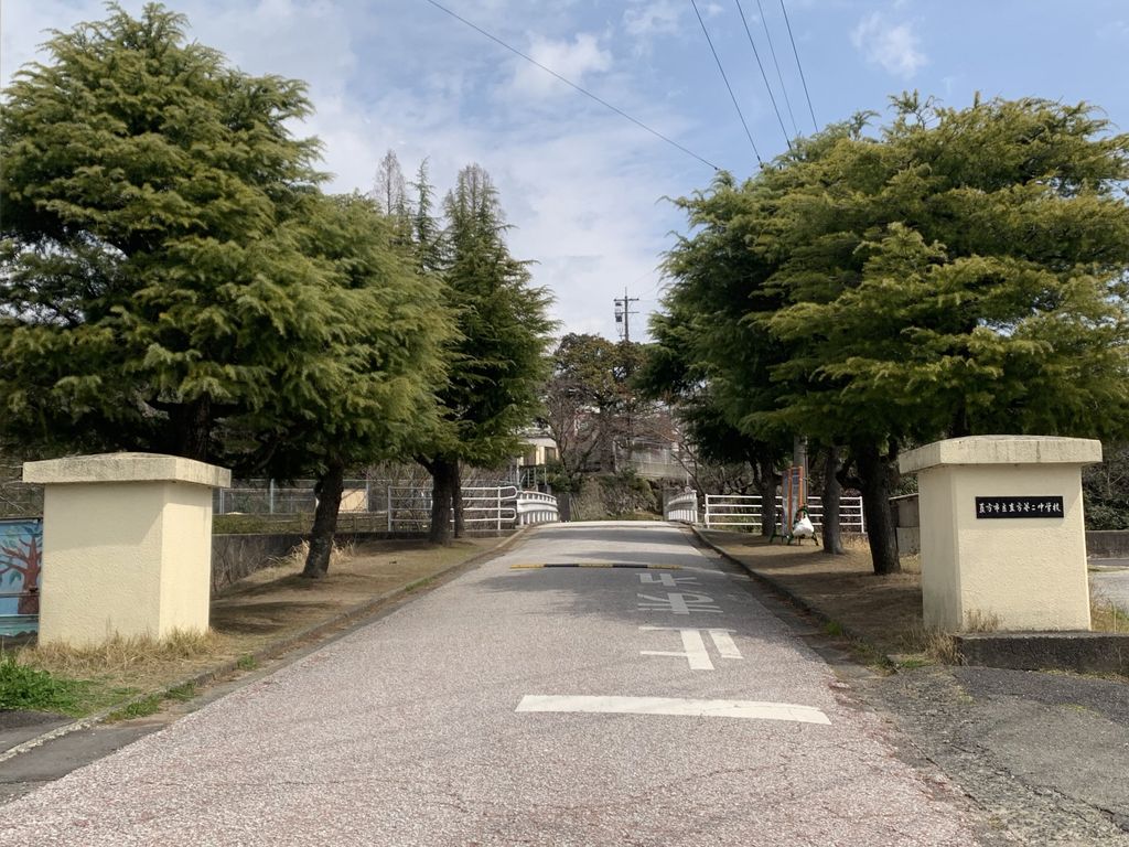 中学校　直方市立直方第二中学校（中学校）まで5620m