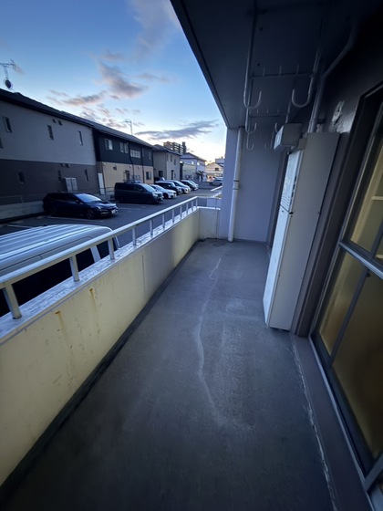 バルコニー　※別部屋の写真です