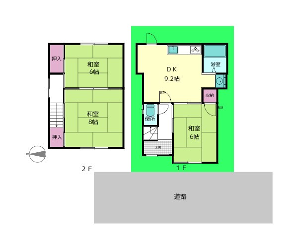 大和高田市南今里町戸建の間取り写真