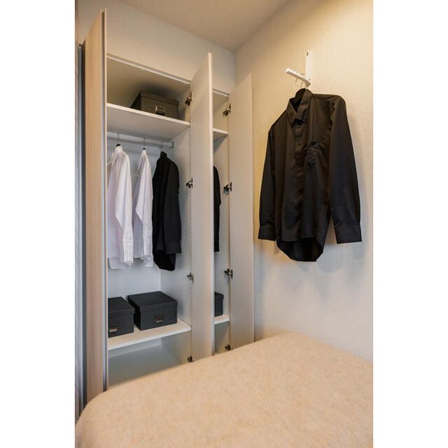 収納　家具・家電の備え付けはありません・同タイプ別部屋