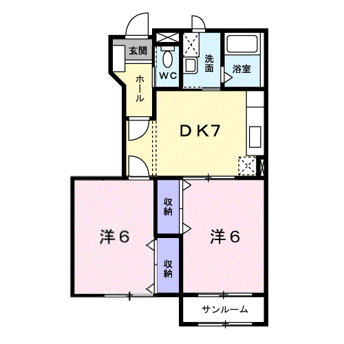 アンシャンテの間取り