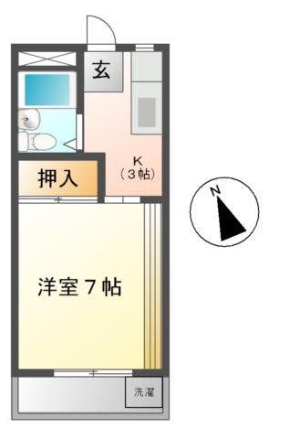 コーポレッドの間取り