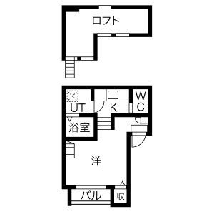 愛知県名古屋市北区城東町５（アパート）の賃貸物件の間取り