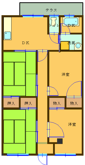 第3増田マンションの間取り