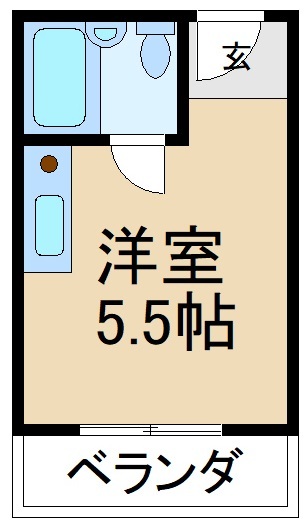 寝屋川市葛原のマンションの間取り