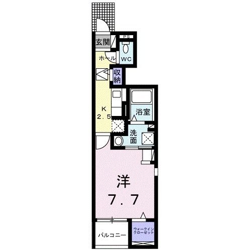 【アクアプラ浅江６　Iの間取り】
