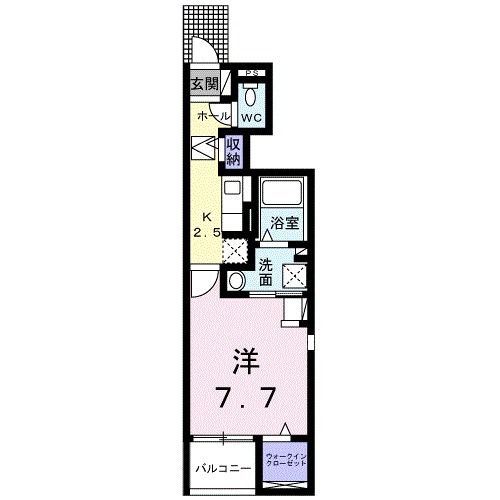 アクアプラ浅江６　Iの間取り