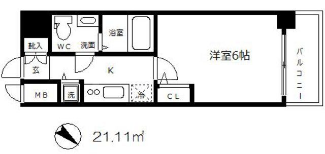 エスリード大阪城の間取り