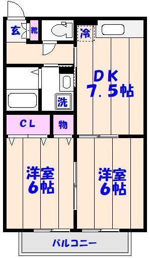 メゾン・ド・サンセール五番館の間取り