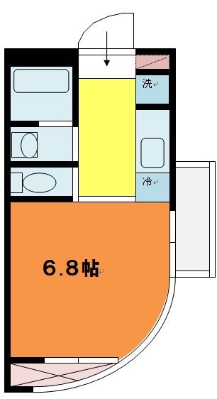 川口市戸塚のマンションの間取り