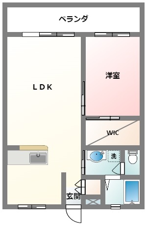 シャインモリアキの間取り