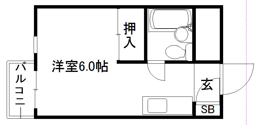 コーポ千尋の間取り