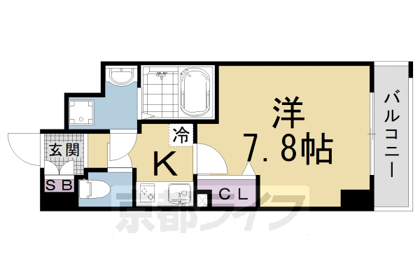 アドバンス京都デタンデュの間取り