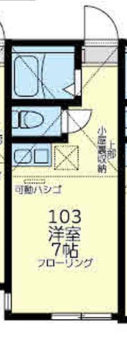 ユナイト浜町マイペンライの間取り