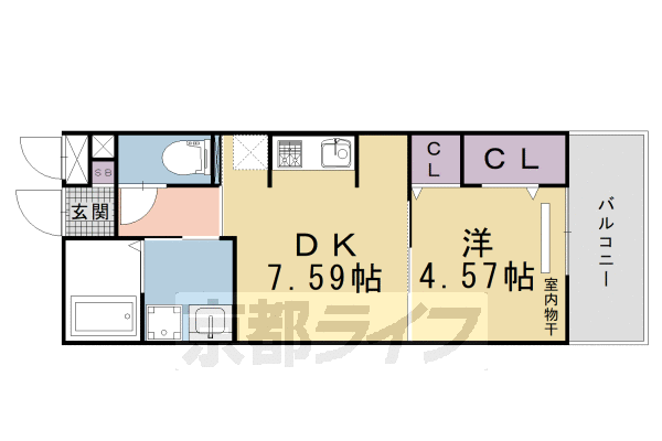 【Ｄ－ｒｏｏｍ　Ｍ－ｆｉｖｅの間取り】