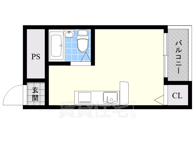 ドムール帝塚山南の間取り