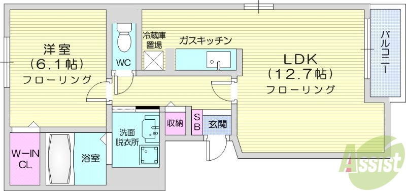 North35の間取り