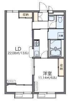 さいたま市見沼区大字大谷のアパートの間取り