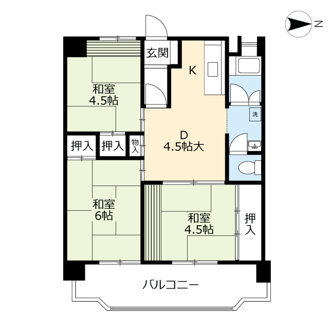 ＵＲ白銀一丁目の間取り