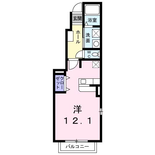 コットン　ハウス　Ａの間取り