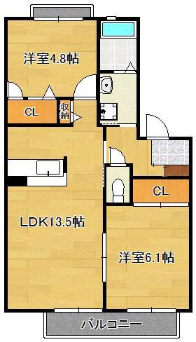 セヴェル中の原の間取り