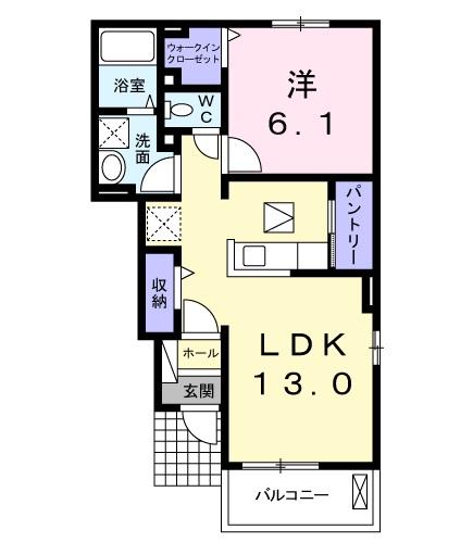 ヒルズ白浜Iの間取り