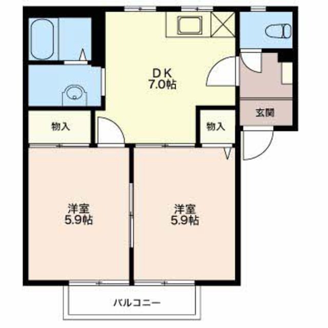 サンフラワー曙の間取り