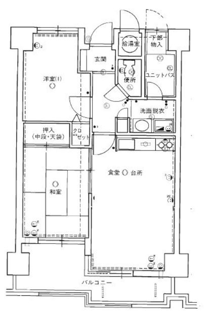 ロワールマンション室見川の間取り