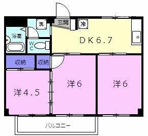 グリーンハイツの間取り