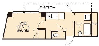 ドミール堺筋本町の間取り